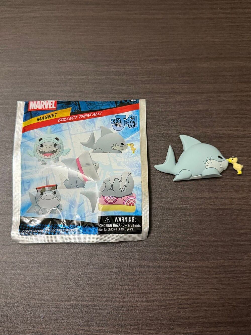Marvel Rivals Jeff The Shark Figural Blind Bag Magnet - Jeff with Duck